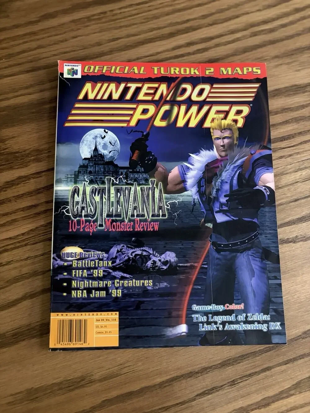 Nintendo Power 116 With Poster, Comic Vol 6, Subscriber Bonus, Pokemon Calendar
